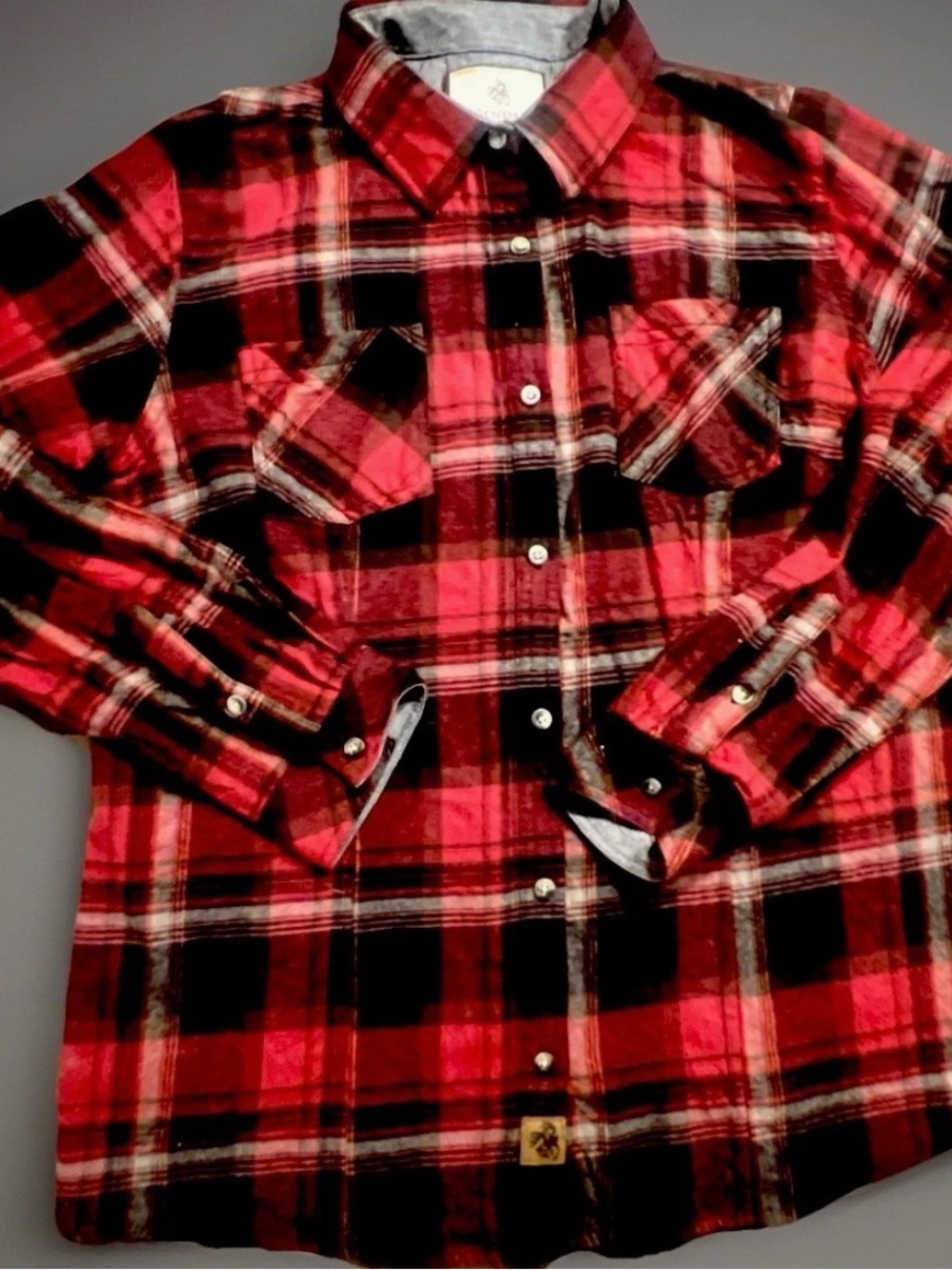 Legendary Whitetails Red and Black Plaid Button-Down Shirt